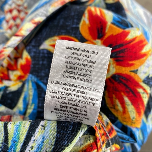 George Men’s Slim Fit Hawaiian Vacation Button Down - Picture 7 of 7